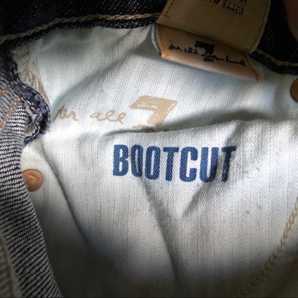 7 For All Mankind BOOTCUT Size 26 Inseam 26.5 - Picture 5 of 5